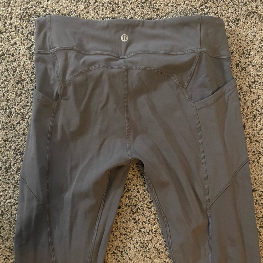 Low rise, gray Lulu lemon leggings
